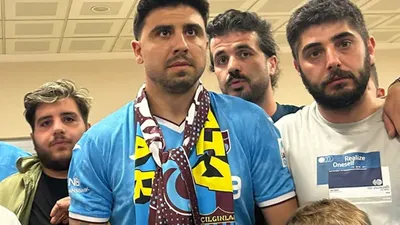 Ozan Tufan Trabzon'a geldi: Trabzonspor ile şampiyonluk hedefliyorum