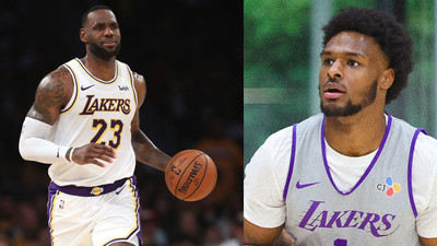 LeBron James oğlu ile aynı takımda oynayacak
