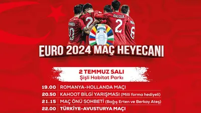Şişli'de EURO 2024 heyecanı: Milli maç dev ekranlarda yayınlanacak