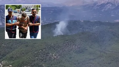 Antalya'da 3 ayrı noktada ciğerlerimizi yakan şüpheli suçunu itiraf etti