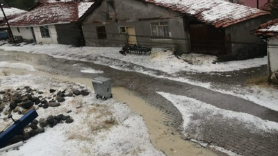 Bir ilimiz yaz günü yeni güne bembeyaz başladı