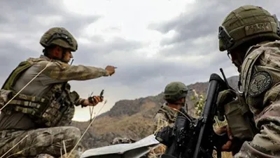 Irak ve Suriye'nin kuzeyinde 5 terörist etkisiz hale getirildi