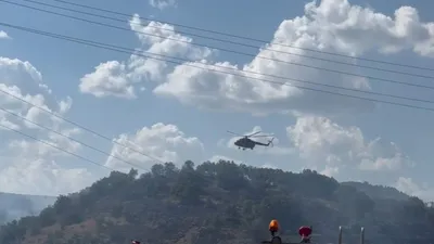 Ankara'da orman yangını: Alevler bir köyü sardı