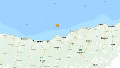 Giresun'da korkutan deprem