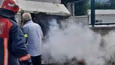 Sakarya'da oksijen tüplü tankerde sızıntı