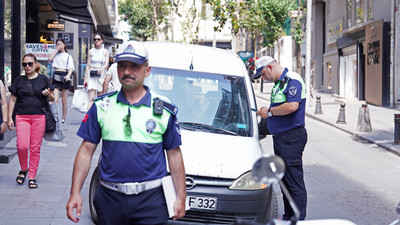 Şişli'de kaldırım işgali bitiyor: 60 araca toplam 58 bin 620 lira ceza