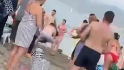 Plaj sapığına meydan dayağı kamerada