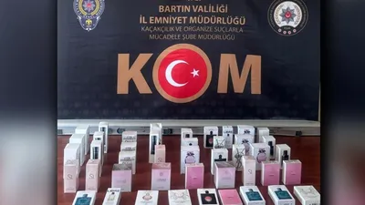 Bartın'da kaçak parfüm operasyonu