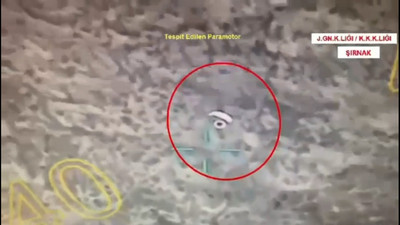 Görüntüleri Bakan Yerlikaya yayınladı: Paramotorlu teröristler böyle öldürüldü