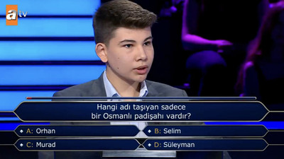 16 yaşındaki patron, Kim Milyoner Olmak İster'e damgasını vurdu