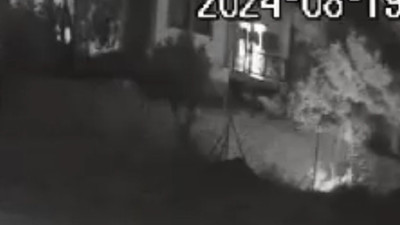 Bozcaada'daki yangını başlatan zanlı güvenlik kamerasında