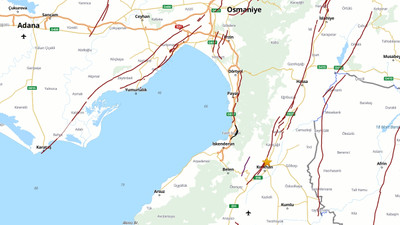 Hatay'da 3.9 büyüklüğünde deprem
