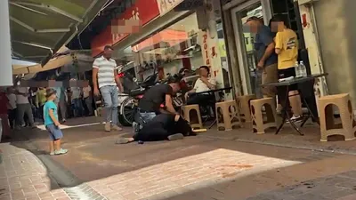 Sokaktakilerin gözü önünde şiddete uğrayan hamile kadın: ''Karnımdaki bebeği aldıracağım''