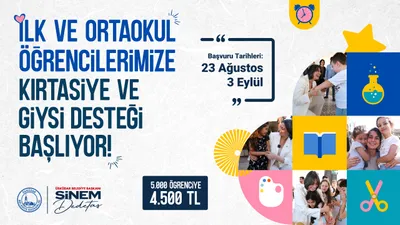 Üsküdar'da öğrencilere kırtasiye ve giyim desteği başlıyor