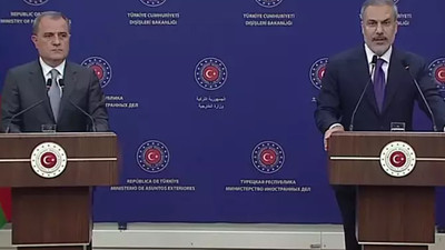 Bakan Fidan'dan Azerbaycanlı mevkidaşı ile ortak basın toplantısı