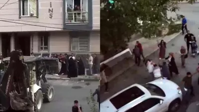 İstanbul'da ''ceviz'' kavgası: Ortalık savaş alanına döndü