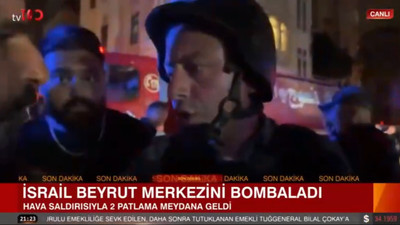 Türk gazetecilere Beyrut'ta canlı yayında saldırı: ''Türkiye'' deyince saldırdılar