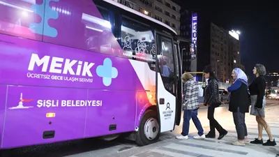 Şişli'de ''Mekik+ Ücretsiz Gece Ulaşım Servisi'' hizmete başladı