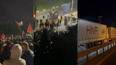İstanbul'da İsrail ile ticaret protestosu: Vatandaşlar yolu kesti