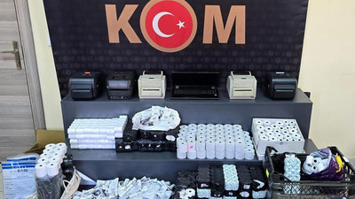 Naylon faturacılara suç üstü: Onlarca milyon TL'lik sahte fatura ele geçirildi