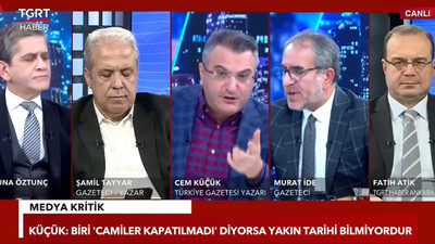 Yandaş Cem Küçük'ten canlı yayında Atatürk'e çirkin iftira!