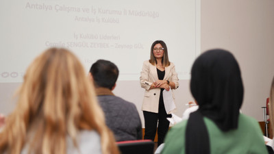 Konyaaltı Belediyesi'nden ''İş Kulübü Eğitimi''