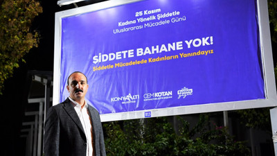 Konyaaltı Belediyesi'nden kadına şiddete karşı anlamlı mesaj: Bahaneleri söküp attılar