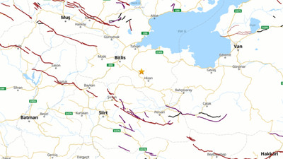 Bitlis'te korkutan deprem
