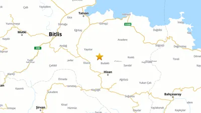 Bitlis'te bir deprem daha