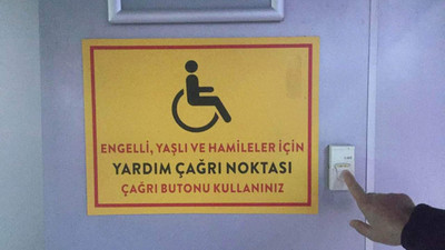 Hastanede engelli vatandaşlar için çağrı butonlu sağlık hizmeti başlatıldı
