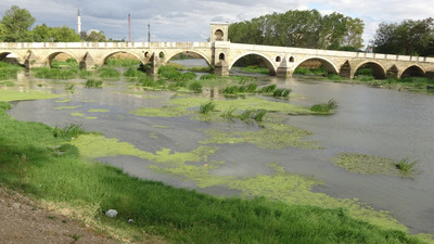 Edirne'de kuraklığa karşı Tunca Nehri'ne mini baraj kuruluyor