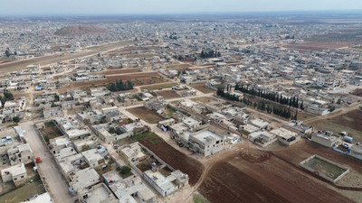 Suriye'de teröristlerden temizlenen Tel Rıfat'ın son hali