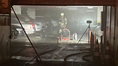 İstanbul'da elektrikli araç yangını: 14 katlı bina tahliye edildi