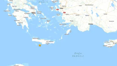 Akdeniz'de deprem