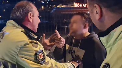 Polislere hakaret edip, tehditler savurdu