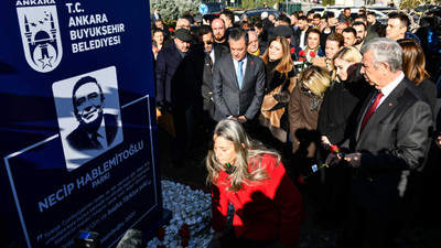 Ankara'da Necip Hablemitoğlu'nun anısını yaşatacak park açıldı
