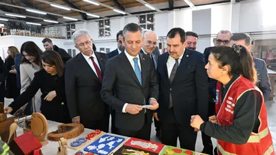 Mansur Yavaş ve Özgür Özel birlikte BAKAP'ı gezdi