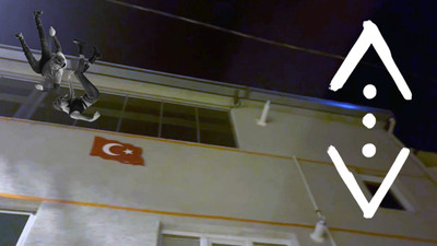 Çatıda katil avı: Polis kovaladı, o kaçtı! Nefes kesen kovalamaca kamerada