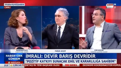 Nagehan Alçı ile Cem Küçük canlı yayında birbirine girdi