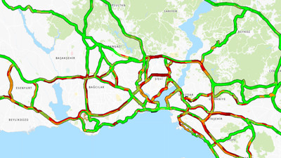 İstanbul'da yılbaşı trafiği erken başladı
