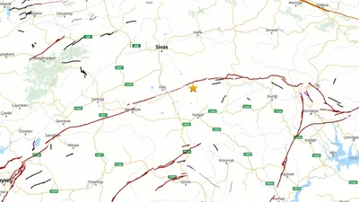 Sivas'ta 4.4 büyüklüğünde deprem