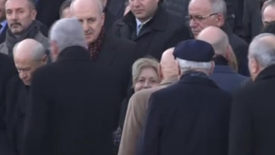 Bahçeli ve Dervişoğlu karşı karşıya gelince...