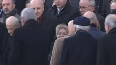 Bahçeli ve Dervişoğlu karşı karşıya gelince...