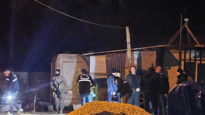 Polis merkezi inşaatına molotoflu saldırı: Saldırgan vurularak yakalandı