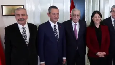 DEM Parti - CHP görüşmesi sona erdi: Özgür Özel'den ilk açıklama