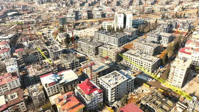 Kahramanmaraş'taki kalıcı konutların son hali görüntülendi