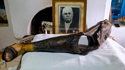 Kurtuluş savaşı gazisinden geriye kalan hatıra: Ahşap protez bacak...