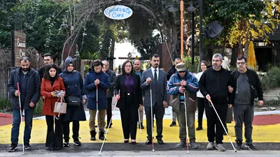 Muratpaşa Belediyesi'nden ''Beyaz Baston Görme Engelliler Haftası'' etkinliği