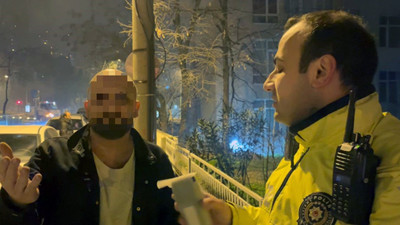 Alkolmetreyi üflemiyor ama hakaret ve tehdit etmeyi biliyor