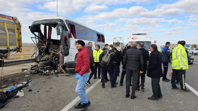 Yine yolcu otobüsü yine kaza: Ölü ve çok sayıda yaralı var